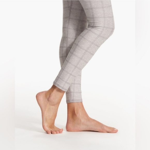 Vuori Clean ElevationLegging 7/8 4Heather Windowpane Small - Picture 8 of 8